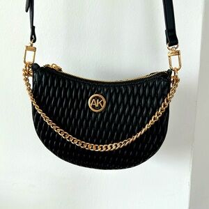 Anne Klein Ruched Bag With Chain